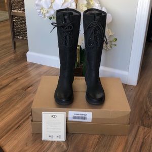 Ugg Elsa Black Waterproof Boots